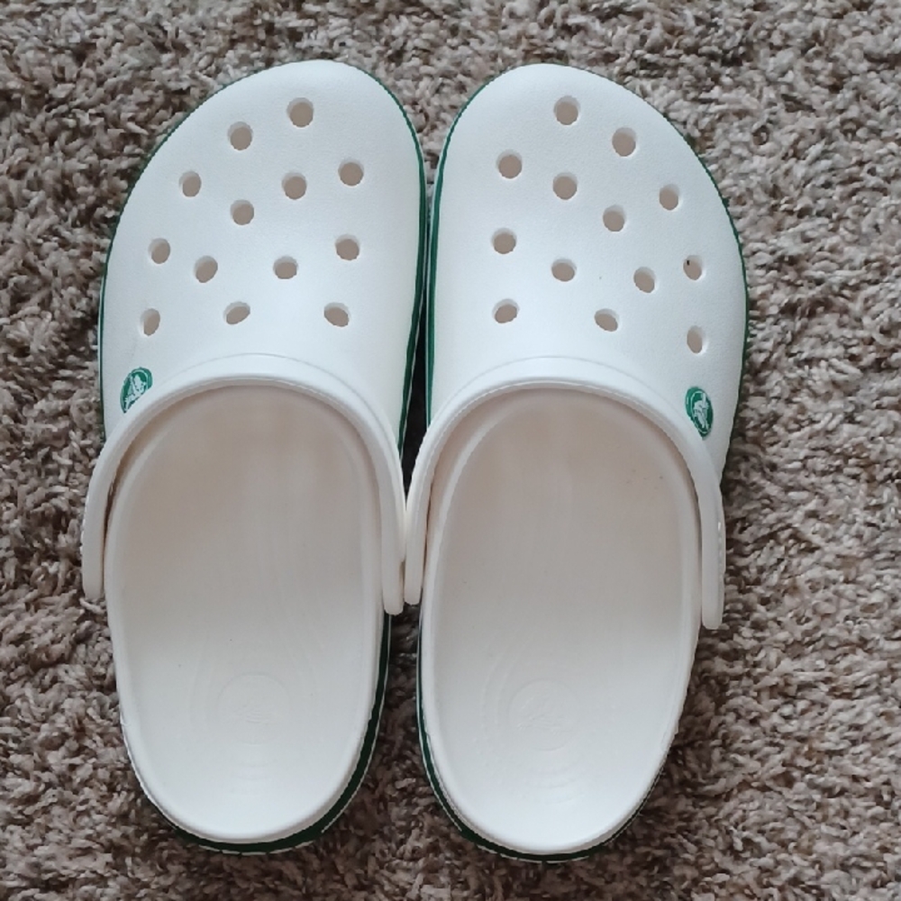 Adult Green Stripe Croc